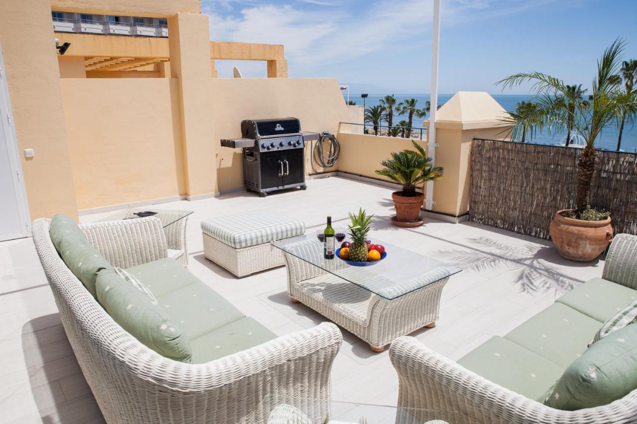 Spacious 200 Sq.M. Penthouse With Sea View Terraces Торремолинос Экстерьер фото