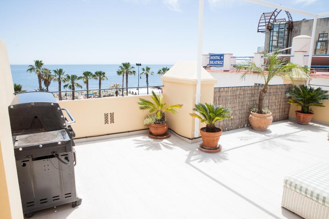 Spacious 200 Sq.M. Penthouse With Sea View Terraces Торремолинос Экстерьер фото