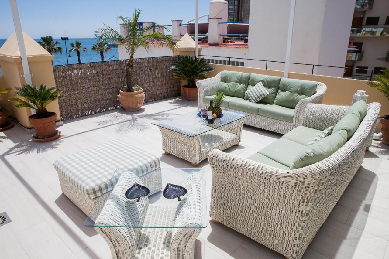 Spacious 200 Sq.M. Penthouse With Sea View Terraces Торремолинос Экстерьер фото